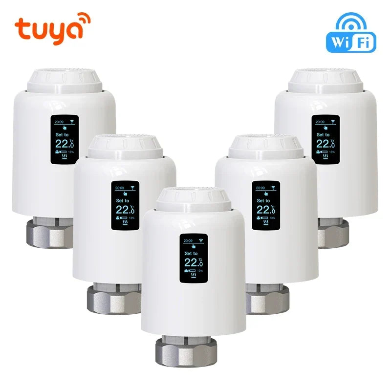 Smart Thermostatic Radiator Valve WiFi Radiator Thermostat Fall 2025 Smart Home Voice Assistant Ready