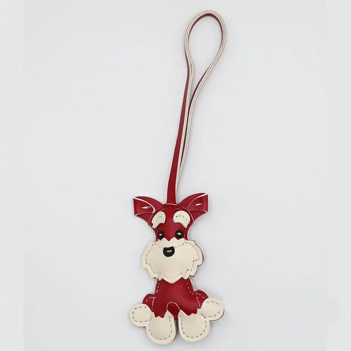 Bear Keychain PU Leather Mini Bag Charm Cute Gift Accessory