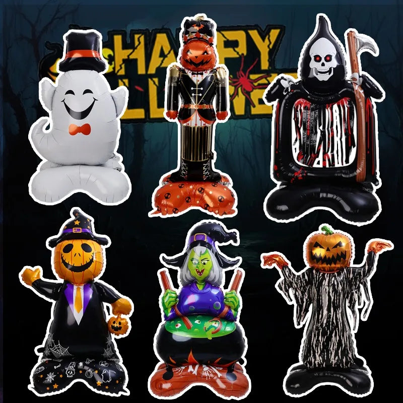 Halloween Balloons Giant Foil Standee Party Decor 2025