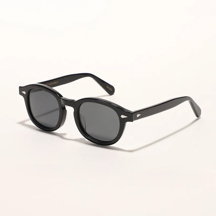 Polarized Sunglasses Vintage Round Acetate Frame Summer 2026 Driving Glare Reduction Gift Idea