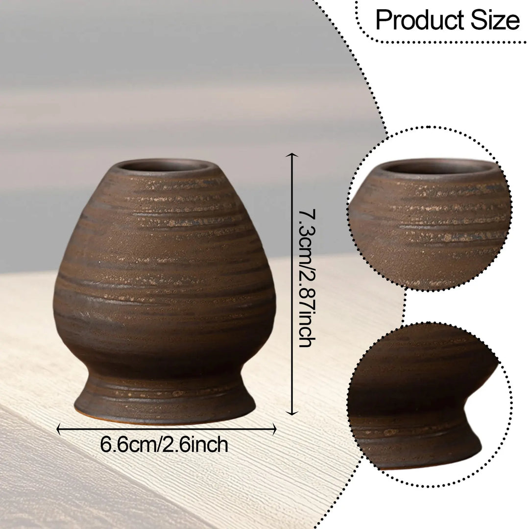 Matcha Whisk Holder Ceramic Chasen Stand Home Teaware