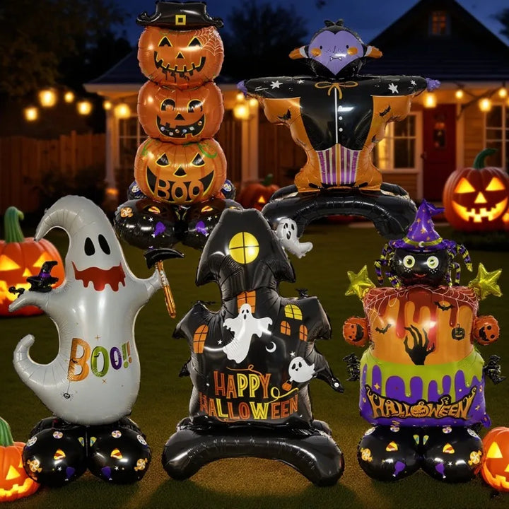 Halloween Balloons Giant Foil Standee Party Decor 2025