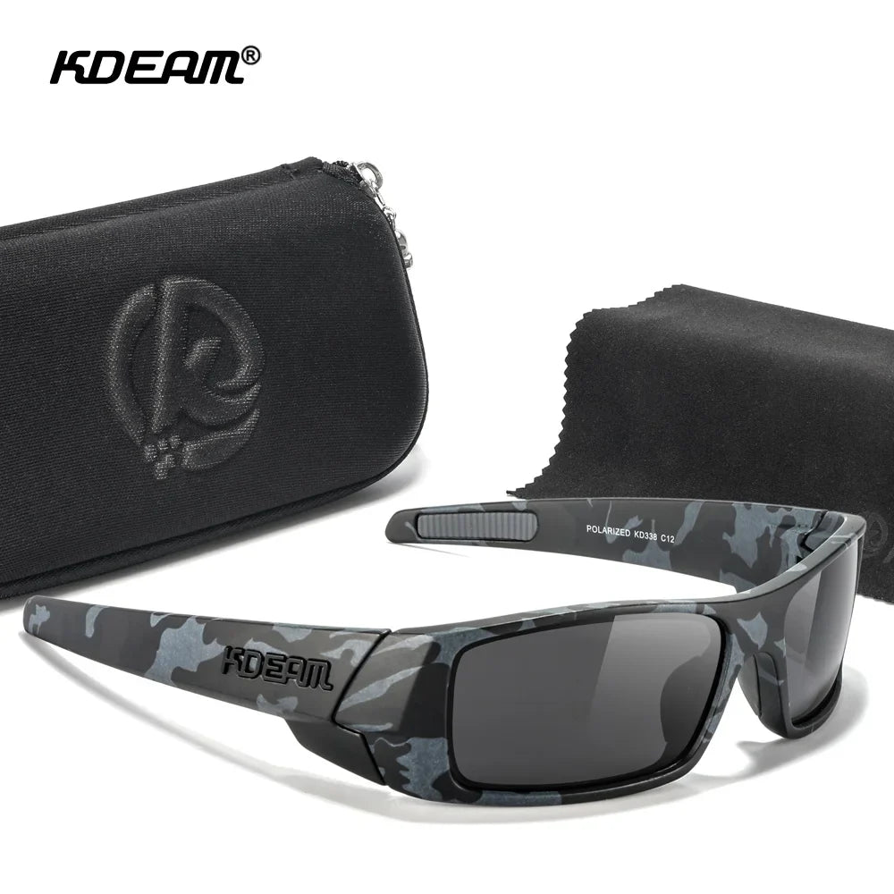 Photochromic Sunglasses All-Black Frame Fishing Sunglasses Summer 2026 Night Driving Comfort Case Included