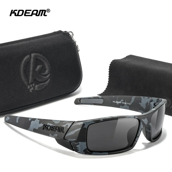 Photochromic Sunglasses All-Black Frame Fishing Sunglasses Summer 2026 Night Driving Comfort Case Included