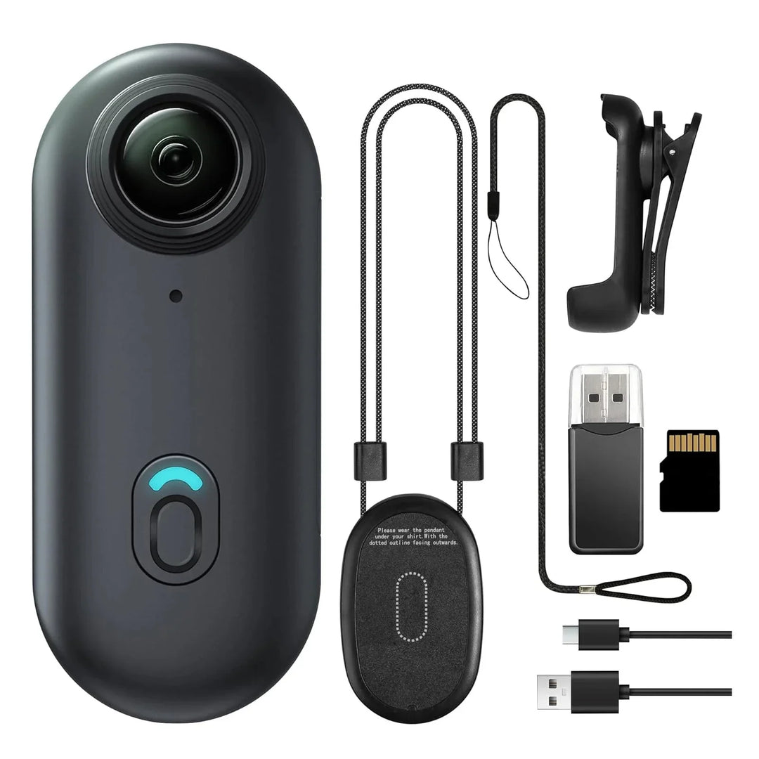 1080P Small WiFi Mini Pocket Action Camera - Portable Sports Video Recorder for Kids, Hands-Free, Body Worn