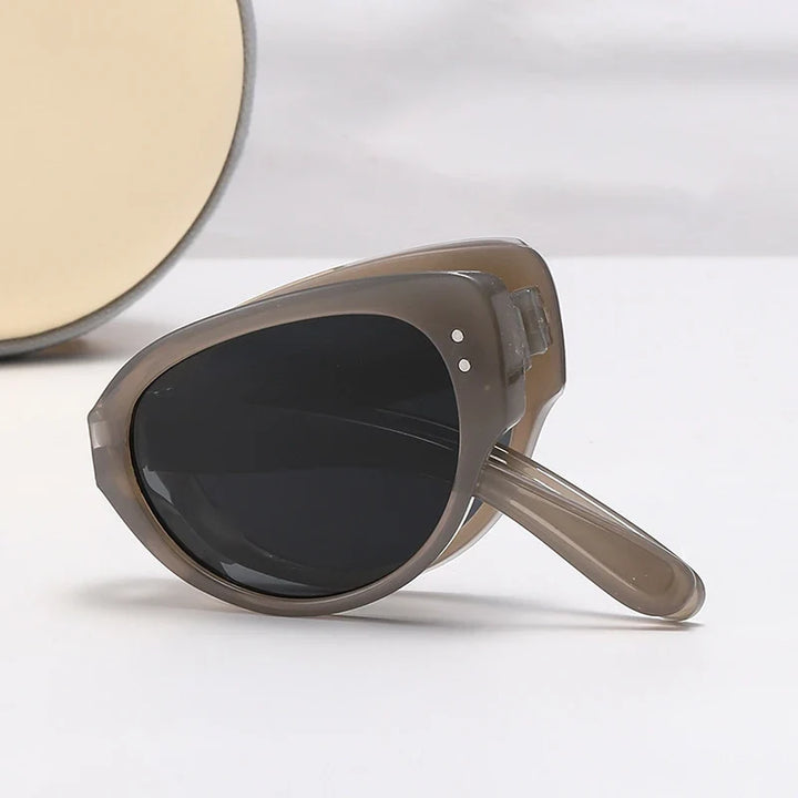 Cat Eye Sunglasses Foldable Narrow Frame Fall 2026 UV Protection Fashion Accessory