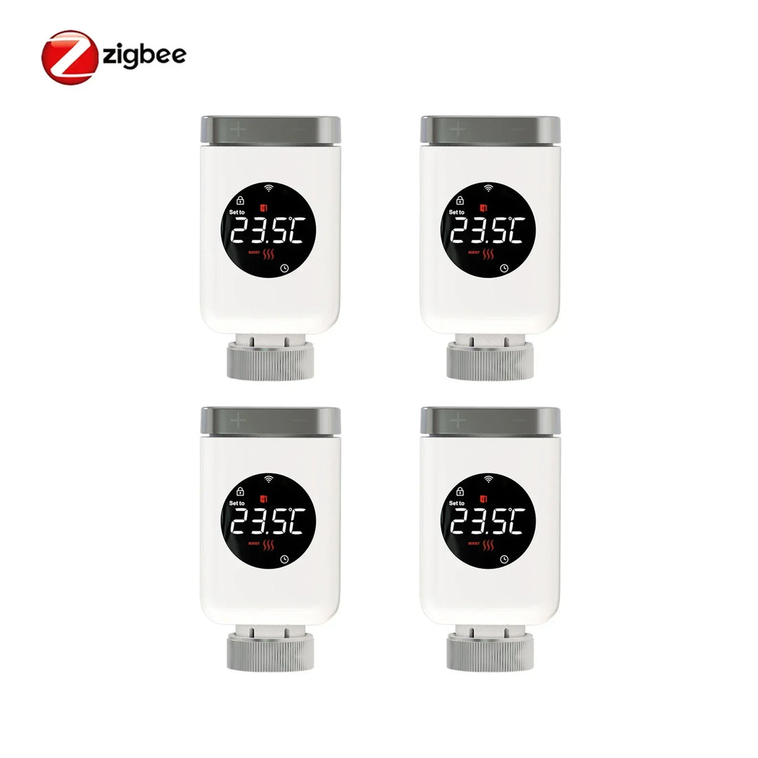 Smart Thermostat Radiator Valve TRV With WiFi ZigBee App Remote Control Energy Saving Fall 2025