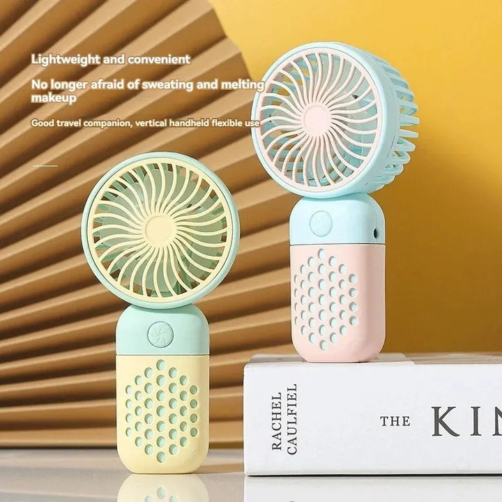 New Handheld Charging Fan - Cute Mini USB Pocket Fan for Students