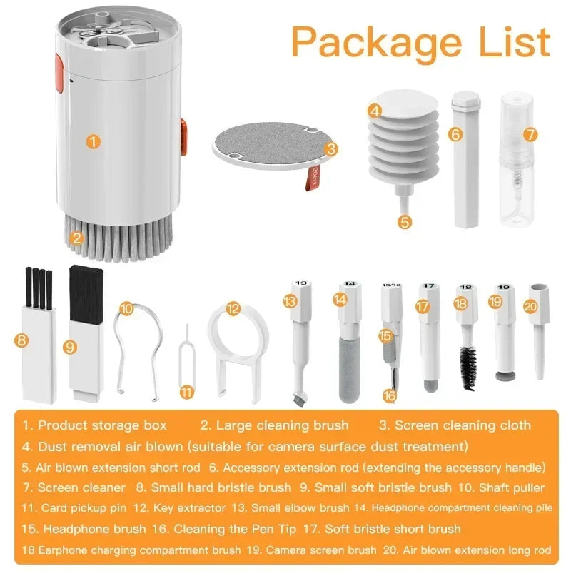 Digital Cleaning Kit with Accessories for Phone, Camera &amp; Laptop