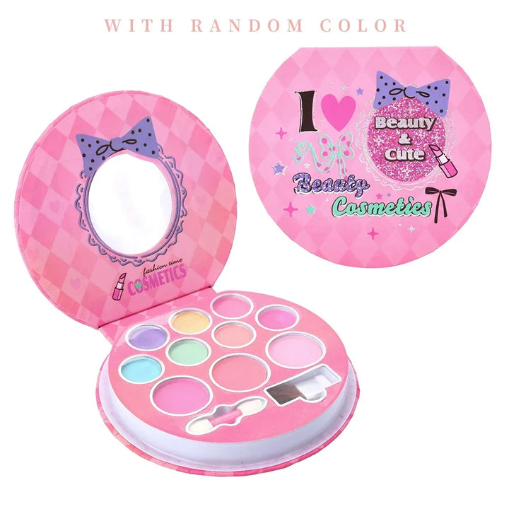 Kids Makeup Kit Princess Makeup Box Play Set With Accessories Ideal Birthday Gift 2025