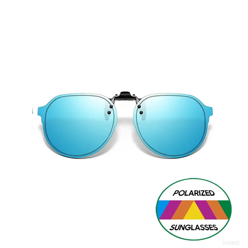 Clip-On Sunglasses Polarized UV400 Flip Up Clip Night Vision Clip Universal Goggles For Driving And Fishing Summer 2026