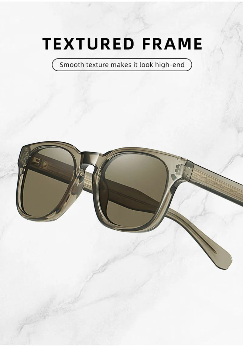 Retro square unisex sunglasses – UV400 gradient lenses, vintage style, travel and beach