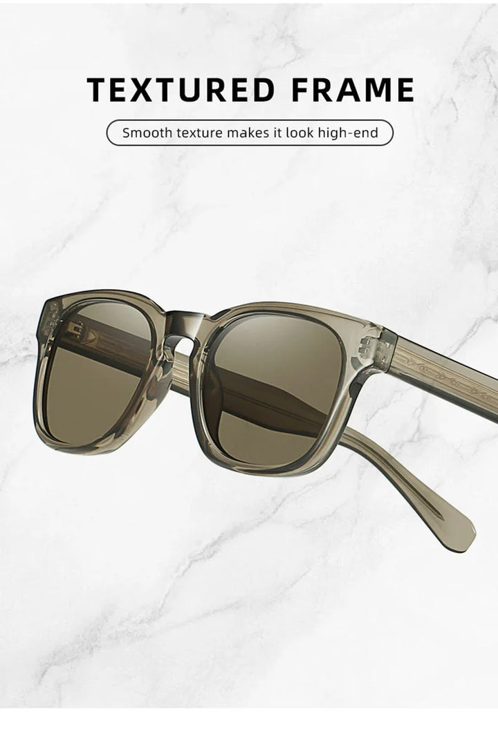 Retro square unisex sunglasses – UV400 gradient lenses, vintage style, travel and beach