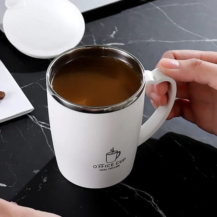 350ml Thermos Mug 304 Stainless Steel Insulated Cup With Handle
