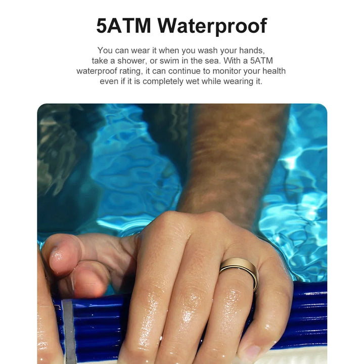 Smart Ring With Charging Dock Health Tracker Ring Fall 2025 Heart Rate Sleep Monitoring Blood Oxygen Multi-Sport
