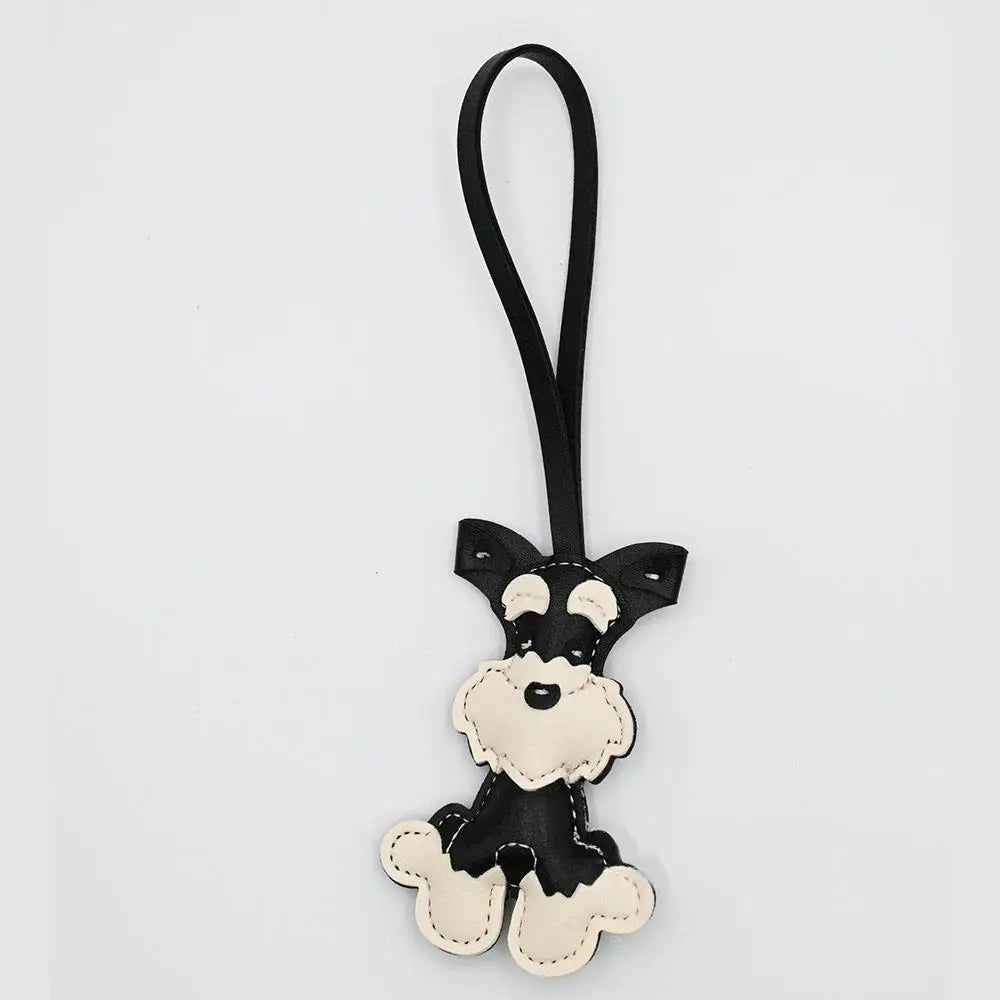 Bear Keychain PU Leather Mini Bag Charm Cute Gift Accessory