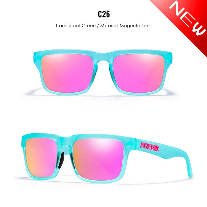 Polarized Sunglasses Unisex Outdoor Eyewear Summer 2026 Trend Mirror Lens Lightweight UV Protection Gift Idea