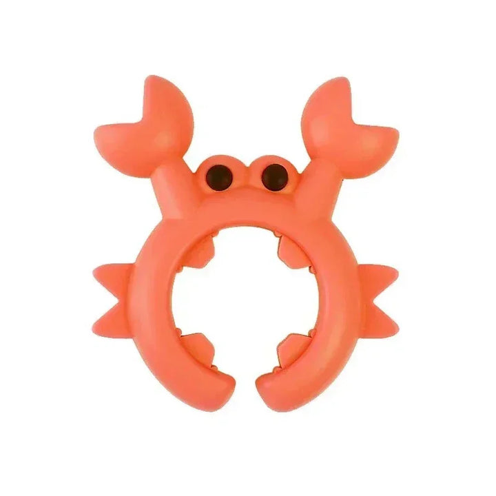 Small Crab Silicone Spatula Rack - Anti Scalding Pot Clip Kitchen Gadget