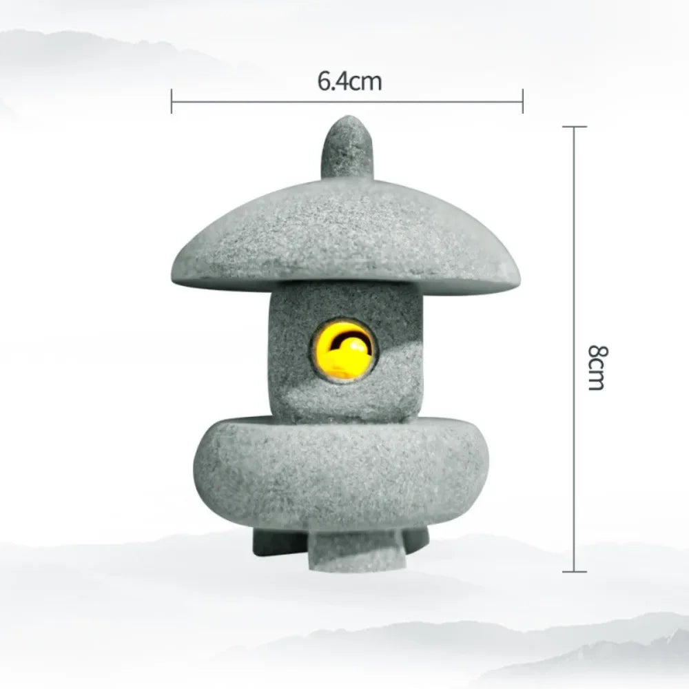 Pagoda Lantern Garden Statue Zen Yard Light Miniature Lamp for Micro Landscape Decor Fall 2026 Trend