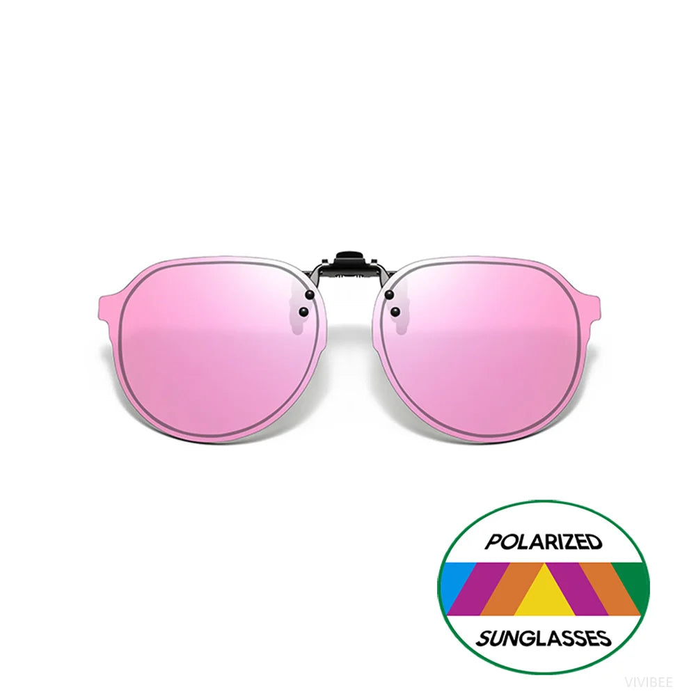 Clip-On Sunglasses Polarized UV400 Flip Up Clip Night Vision Clip Universal Goggles For Driving And Fishing Summer 2026