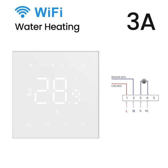 Smart Thermostat WiFi Autumn 2025 Heating And Boilers Voice Assistant Compatible Touchscreen Energy Saving