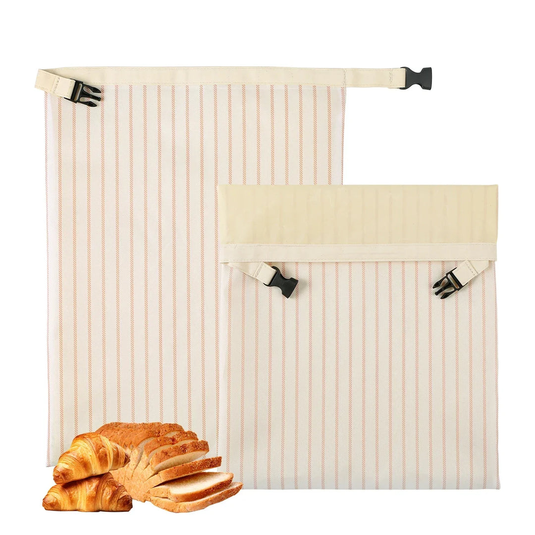 Beeswax Bread Bags 2-Pack Oxford Cloth – Eco-Friendly Reusable Food Storage Fermentation Bags 2026