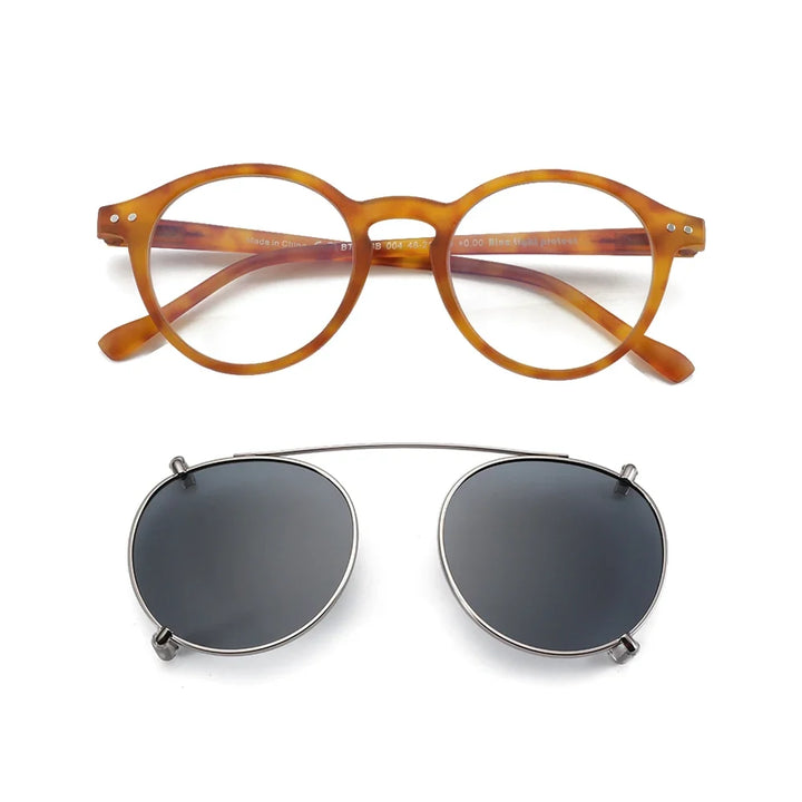 Clip On Sunglasses Retro Round Frames Anti Blue Light Polarizing Clip Ons Summer 2026