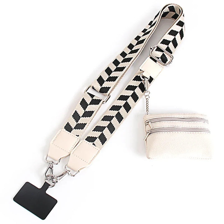 Phone Lanyard With Zipper Pocket And Storage Bag – Adjustable Wide Nylon Straps For Hands-Free Travel 2026