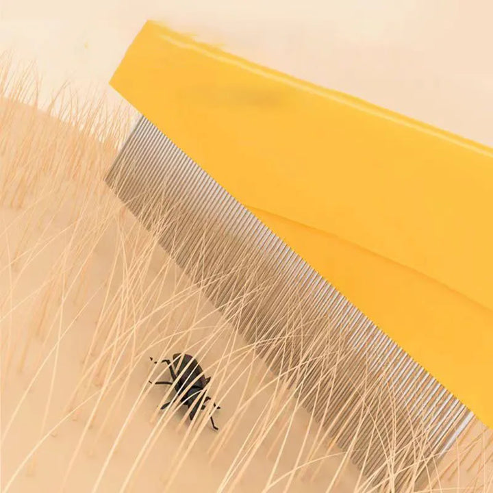 Stainless Steel Pet Grooming Comb - Flea &amp; Shedding Brush for Cats &amp; Dogs, Massage Tool