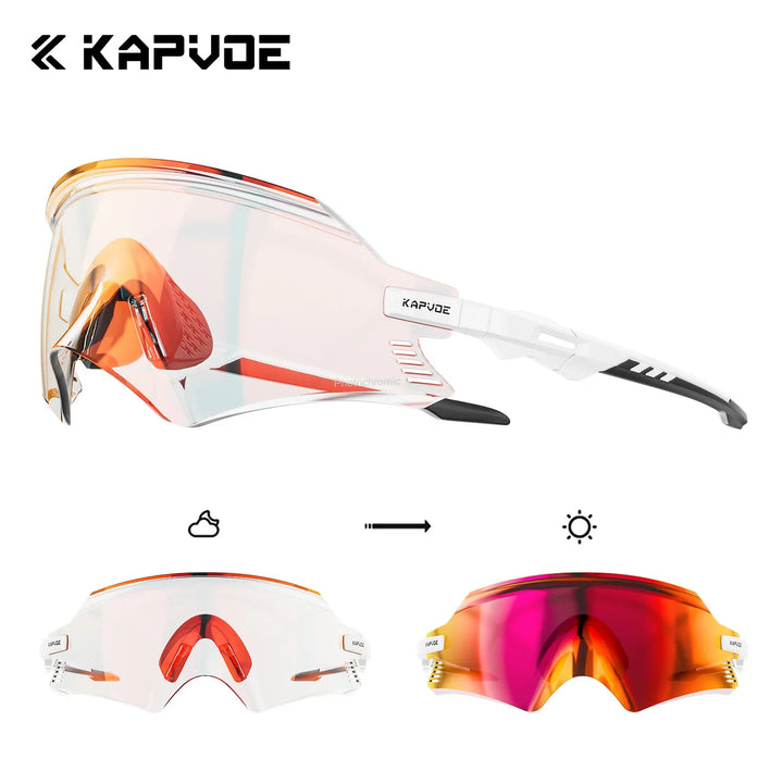 Photochromic Cycling Sunglasses Outdoor Eyewear Fall 2026 Trend UV400 Protection for Roads and Trails
