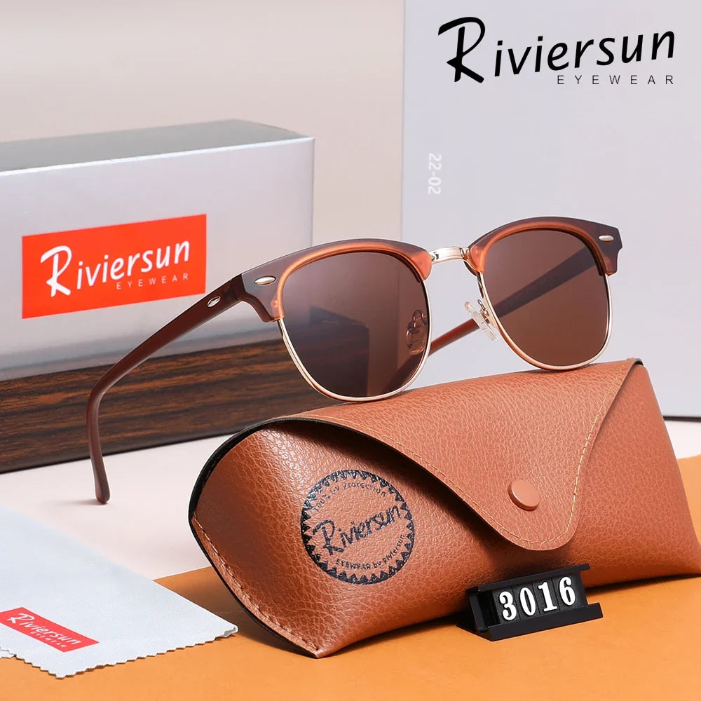 Sunglasses UV400 Polarized Square Frame – Unisex Outdoor Eyewear, TikTok Viral Fall 2026 Gift