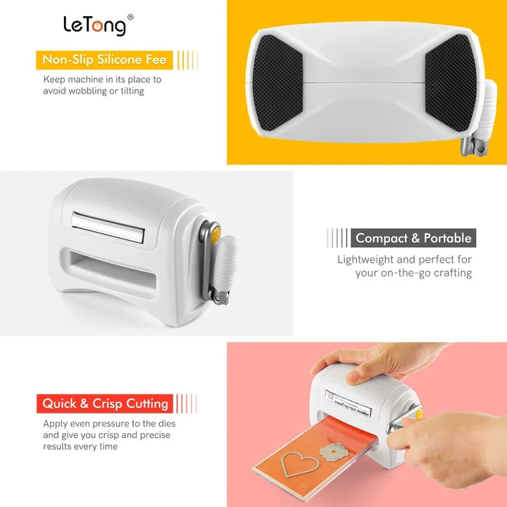Portable Manual Die Cutting And Embossing Machine For Cards