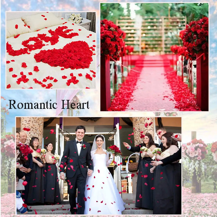 Heart Confetti Padded Fabric Hearts 200Pcs Red Valentine 2026 Table Decor For Wedding Party