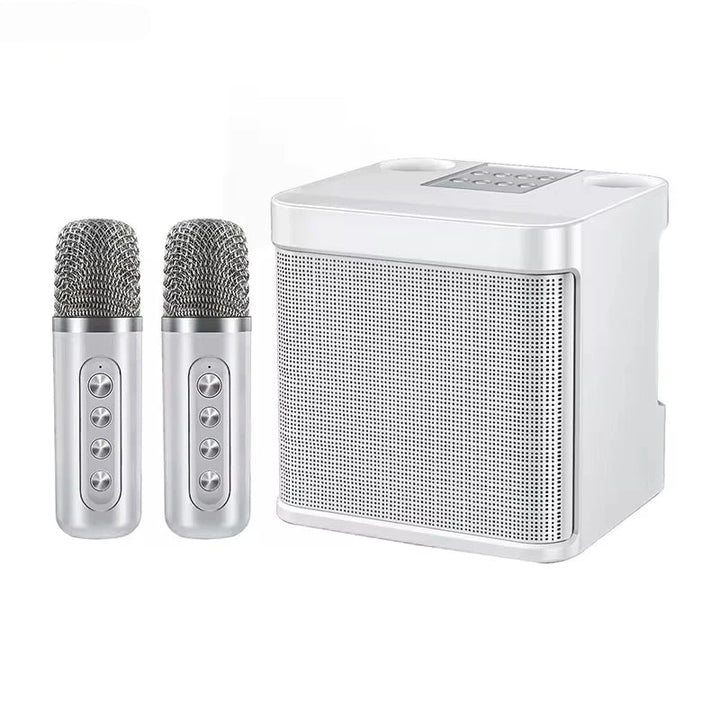 Bluetooth Speaker Karaoke System Portable Wireless 10W With 2 Microphones Outdoor Party Sound Fall 2025