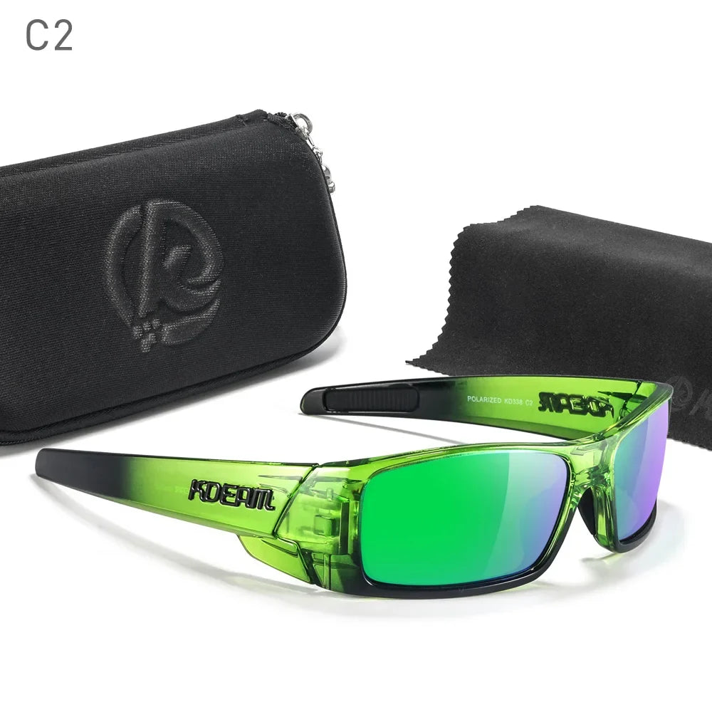 Photochromic Sunglasses All-Black Frame Fishing Sunglasses Summer 2026 Night Driving Comfort Case Included