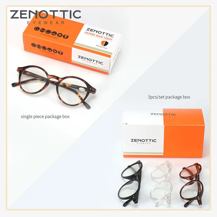 Blue Light Blocking Reading Glasses Presbyopic Computer Eyewear Anti-Glare Diopter 0 To 4.0 Back To School 2026