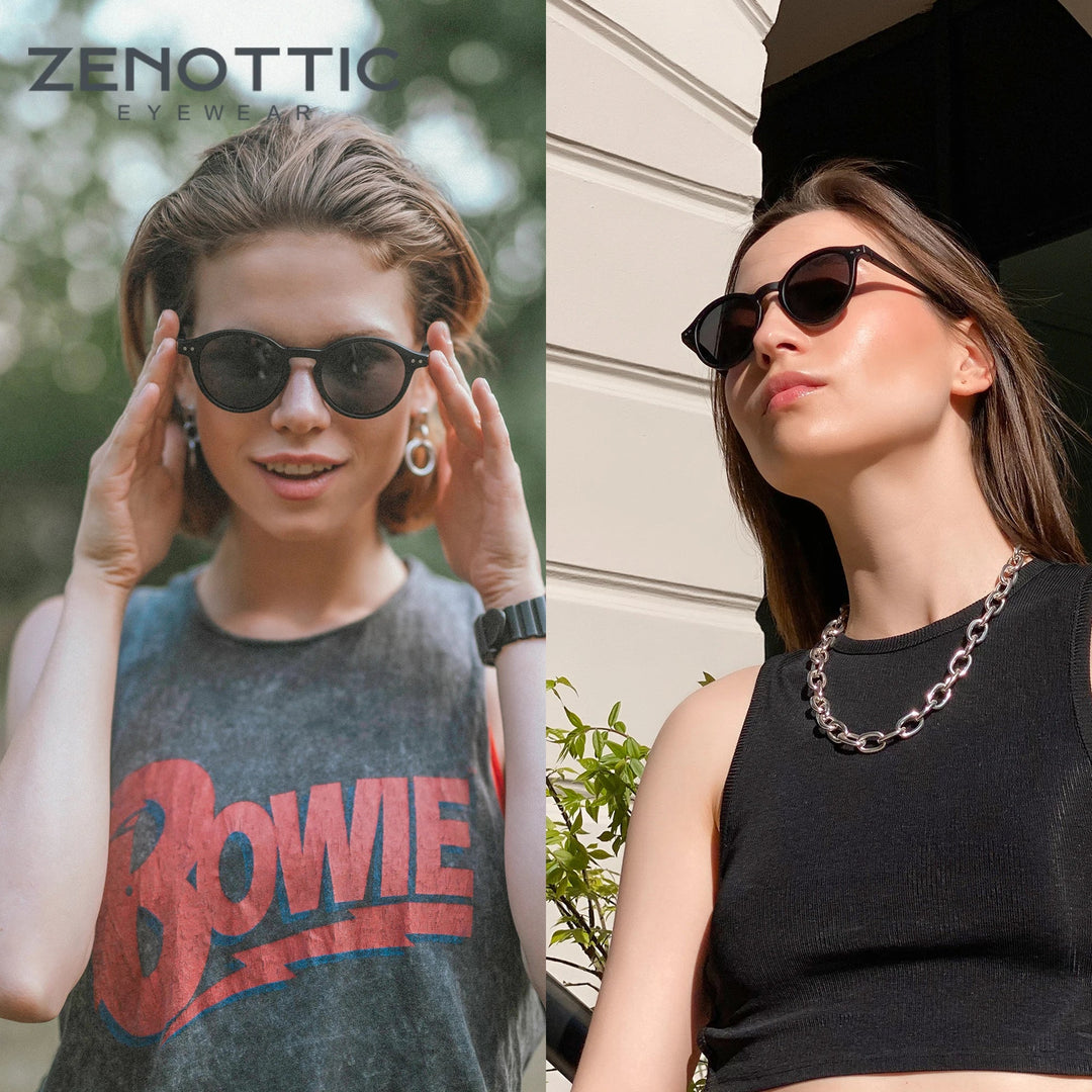 Polarized Sunglasses Round Retro Unisex Eyewear Summer 2026 Trend UV400 Protection