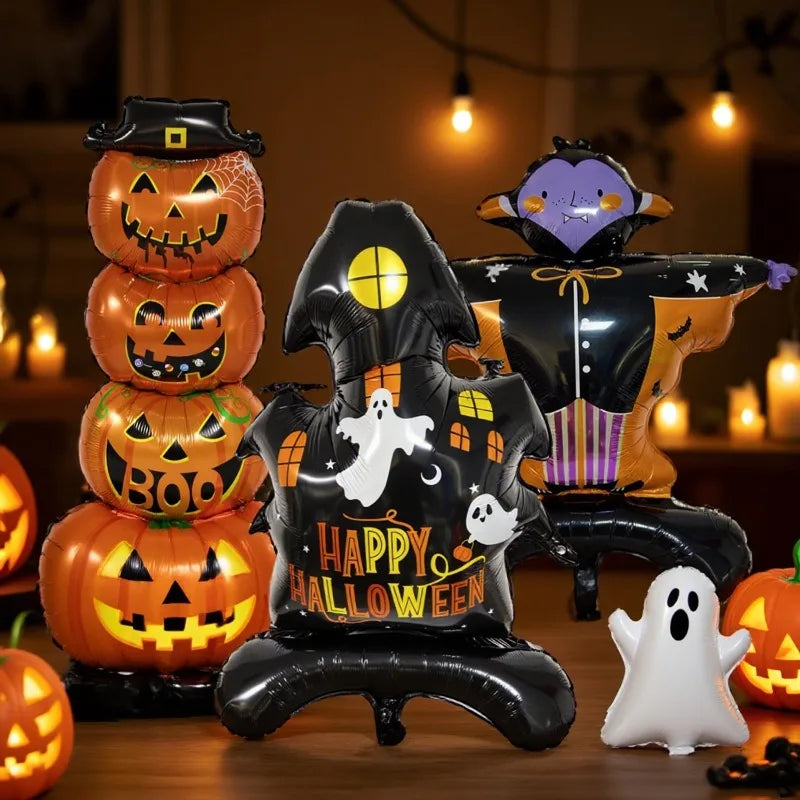 Halloween Balloons Giant Foil Standee Party Decor 2025
