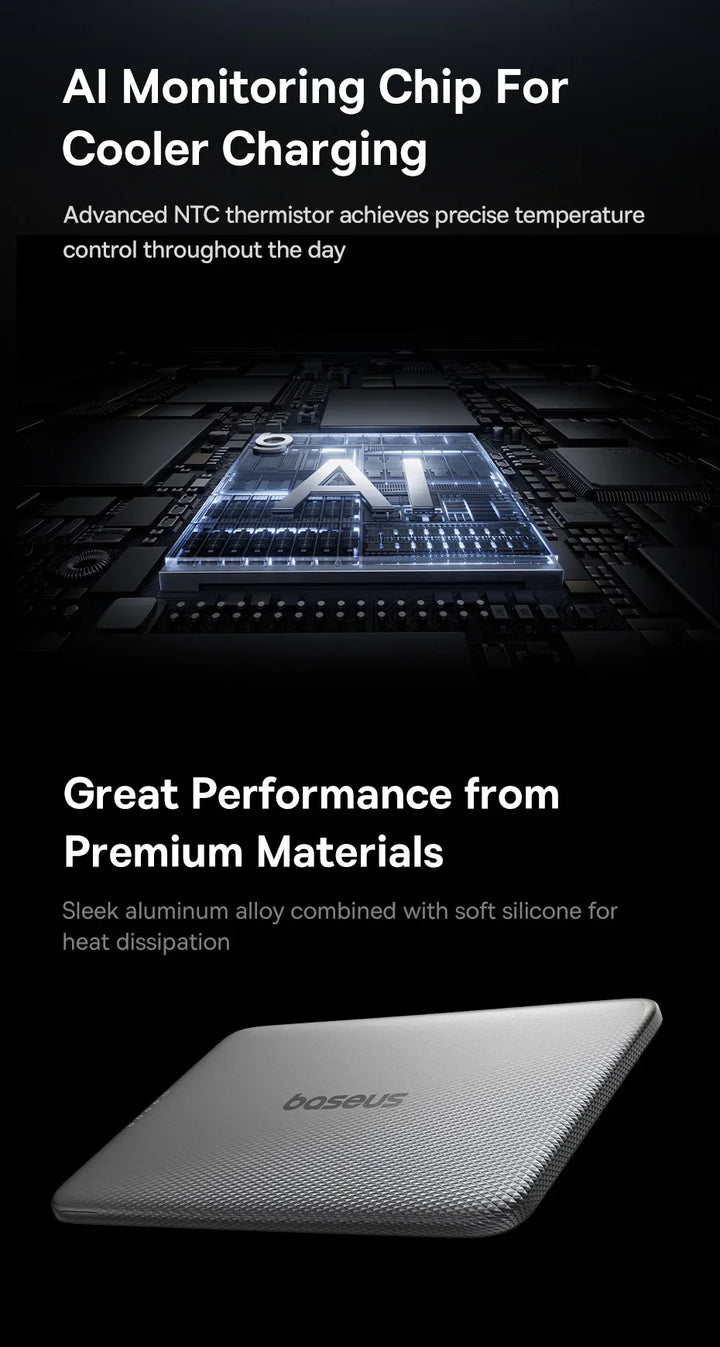 Ultra-Slim Magnetic Power Bank – Card-Sized 10000mAh PD 27W &amp; 5000mAh PD 20W Wireless Charging 2026