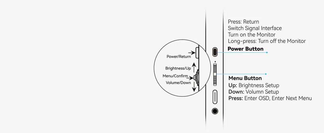 OLED 13.3 Inch Portable Monitor 1ms HDR 100 Percent DCI P3