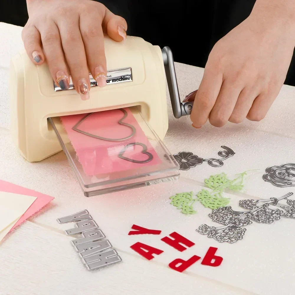 Die Cutting Machine Mini Manual Hand Crank Craft Tool