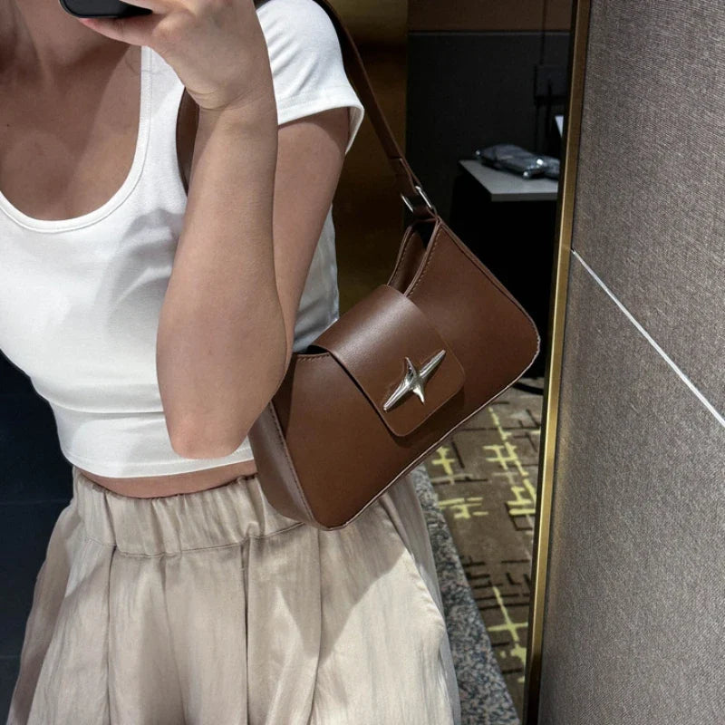 Shoulder Bag - Small Purse, Y2K Retro Style, Fall 2026 Trend, Daily Use Unisex Handbag Gift