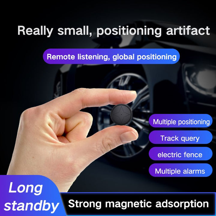 GPS Tracker for Cars – Real-Time Vehicle Tracker, Magnetic Anti-Theft GPS Device, Long Battery Life