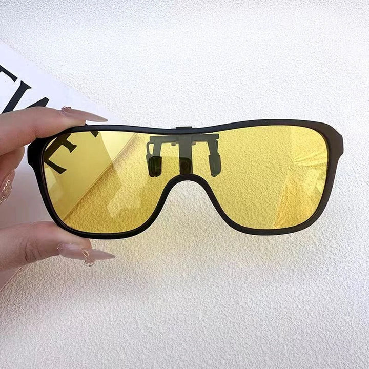 Clip On Sunglasses Polarized Flip Up Driving Glasses Mirror Lens Outdoor UV Protection Summer 2026