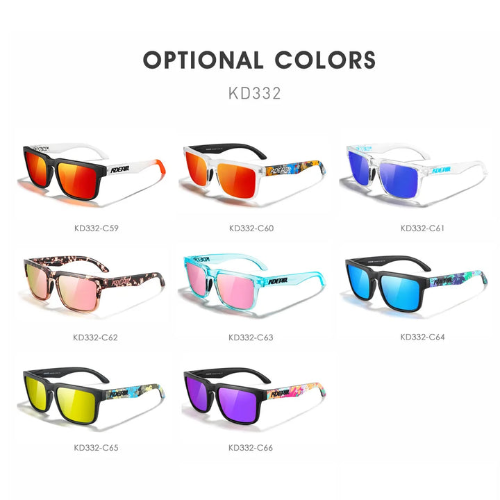 Polarized Sunglasses Unisex Outdoor Eyewear Summer 2026 Trend Mirror Lens Lightweight UV Protection Gift Idea