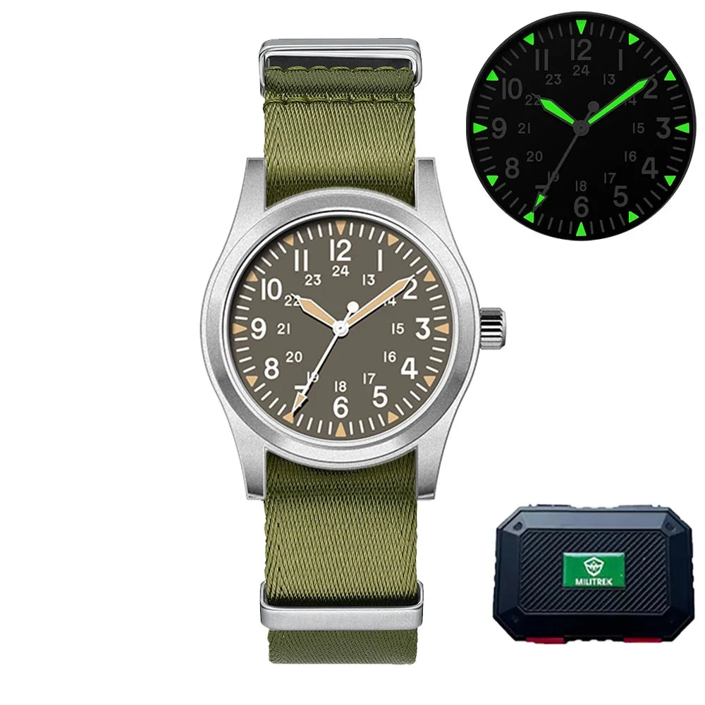 Military Quartz Field Watch 37mm Sapphire Fall 2025