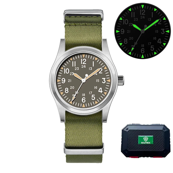 Military Quartz Field Watch 37mm Sapphire Fall 2025