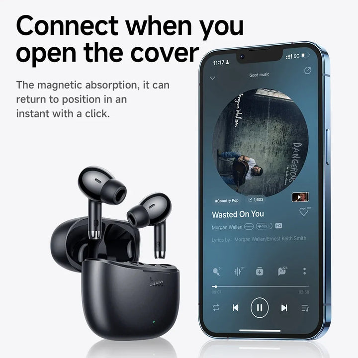 Wireless Bluetooth 5.3 earbuds – waterproof, USB-C charging, touch control, built-in mic 2026