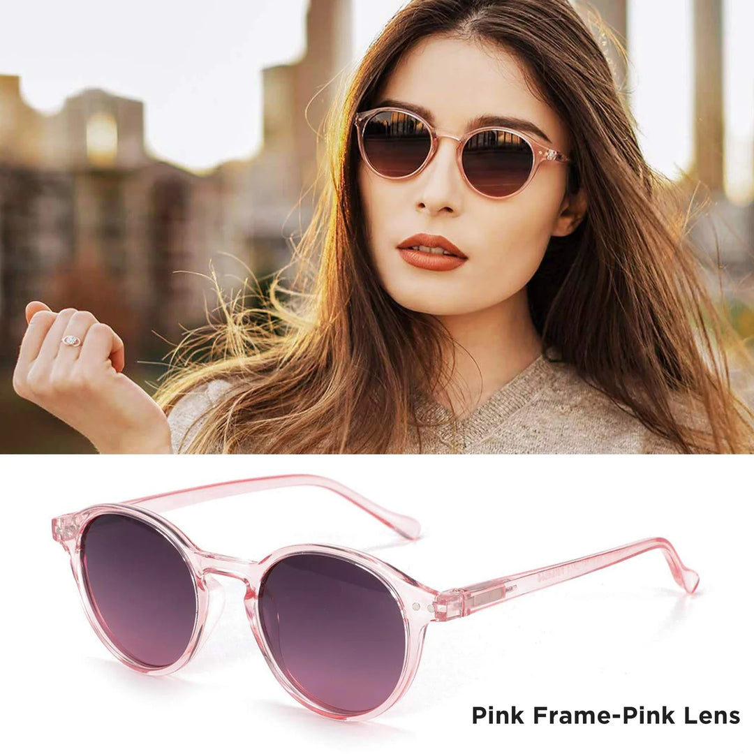 Polarized Sunglasses Round Retro Unisex Eyewear Summer 2026 Trend UV400 Protection