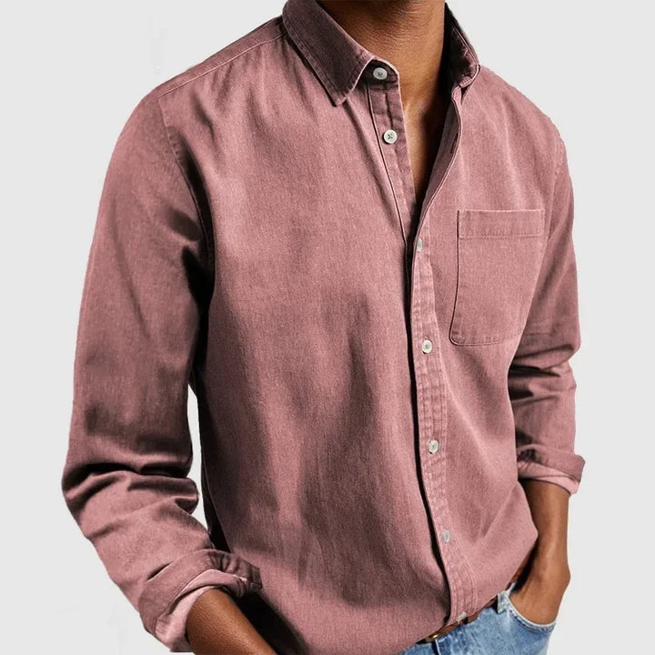 Turn Down Collar Casual Blouse Long Sleeve Tees Solid Button Cardigan Autumn